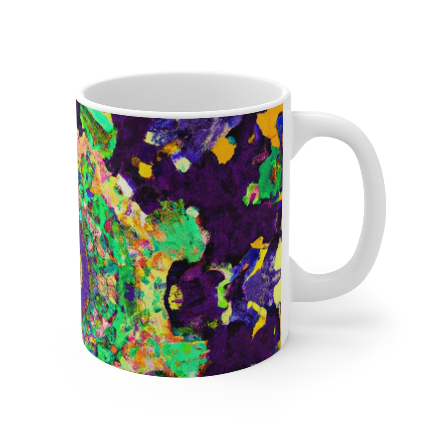 Gloria's Java Hut - Psychedelic Coffee Cup Mug 11 Ounce