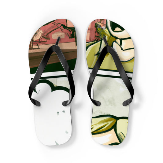 Erica Torchlight - Comics Collector Flip Flop Beach Sandals