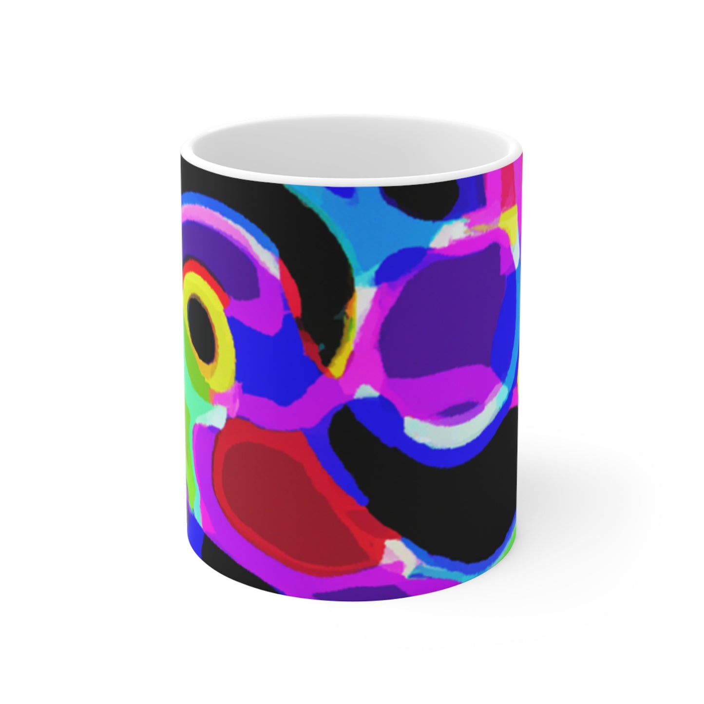 Joe's Java Brews - Psychedelic Coffee Cup Mug 11 Ounce