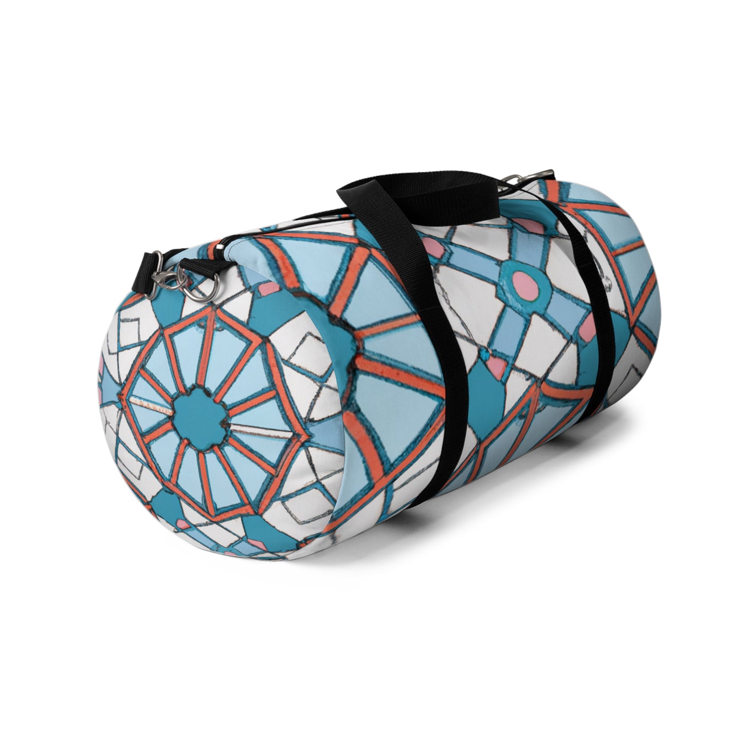 Abelard de Laceyshire - Geometric Pattern Duffel Travel Gym Luggage Bag