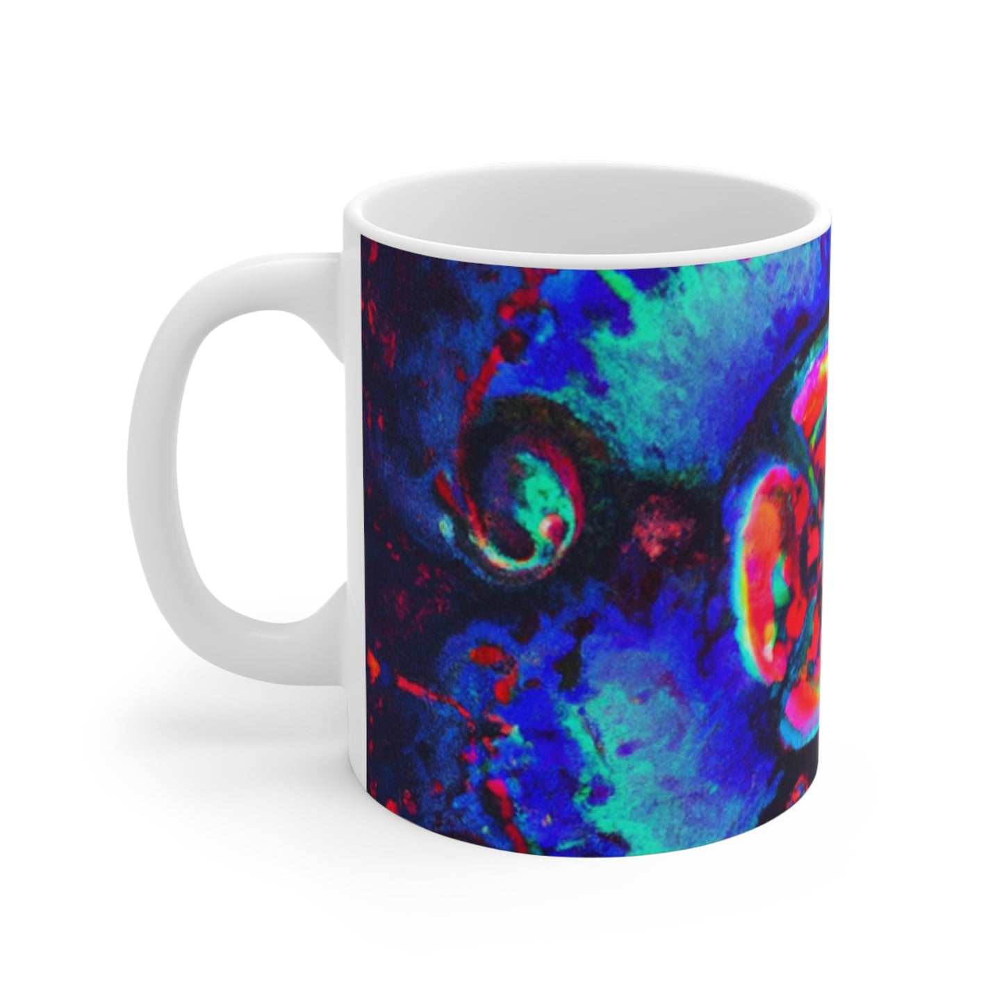 Percy Pip's Percolated Pulchritude - Psychedelic Coffee Cup Mug 11 Ounce