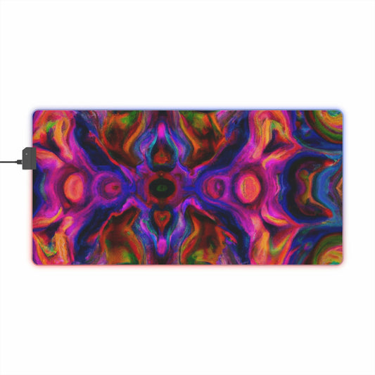 Rocky Robotox - Psychedelic Trippy LED Light Up Gaming Mouse Pad