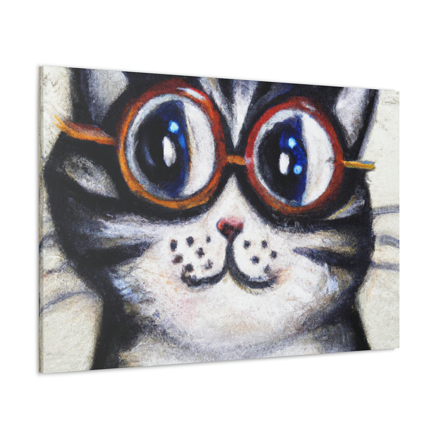 Sylvester McFluffypants - Cat Lovers Canvas Wall Art