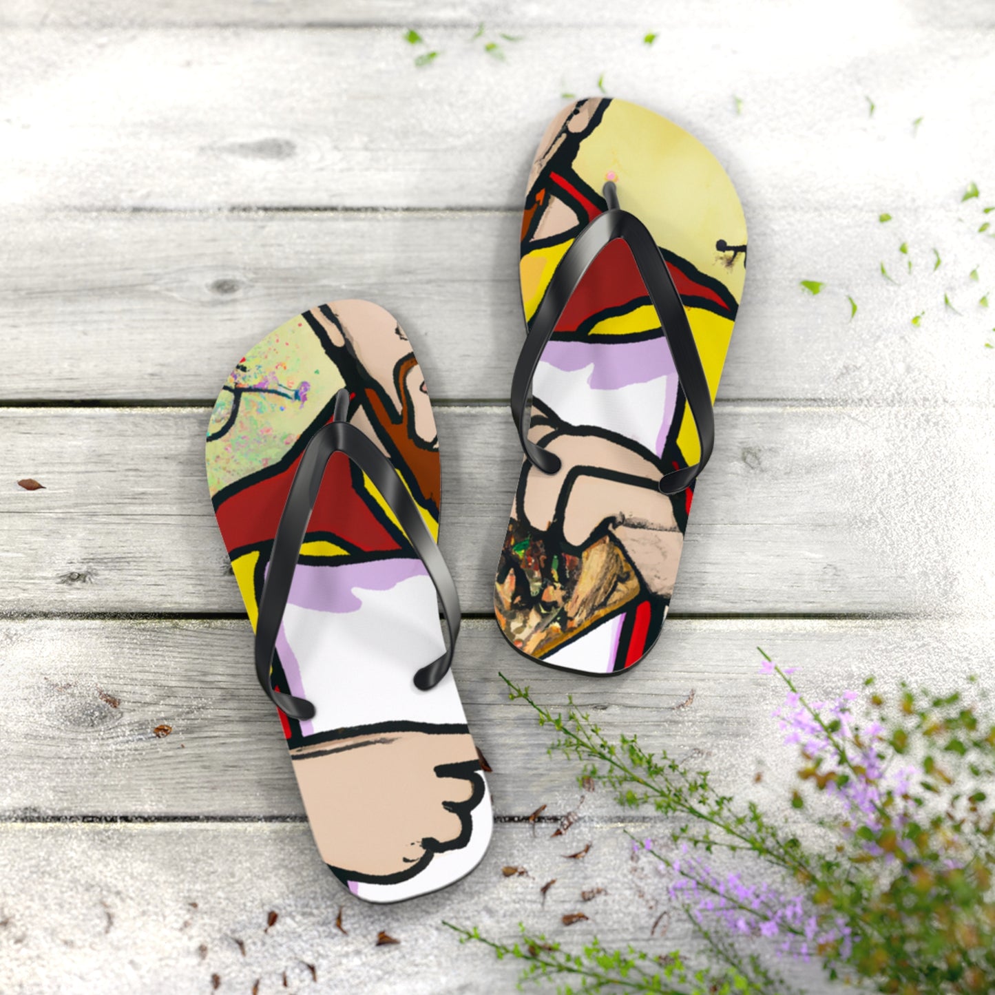 Luba Thunderblade - Comics Collector Flip Flop Beach Sandals