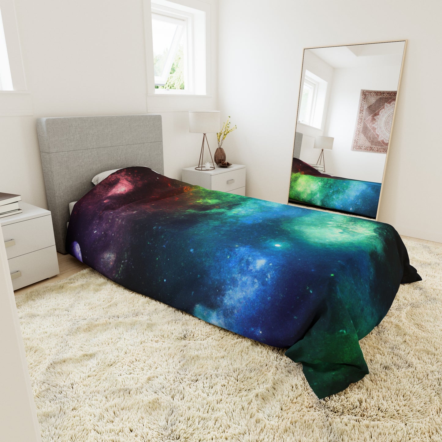 Dream of the Atomic Age - Astronomy Duvet Bed Cover