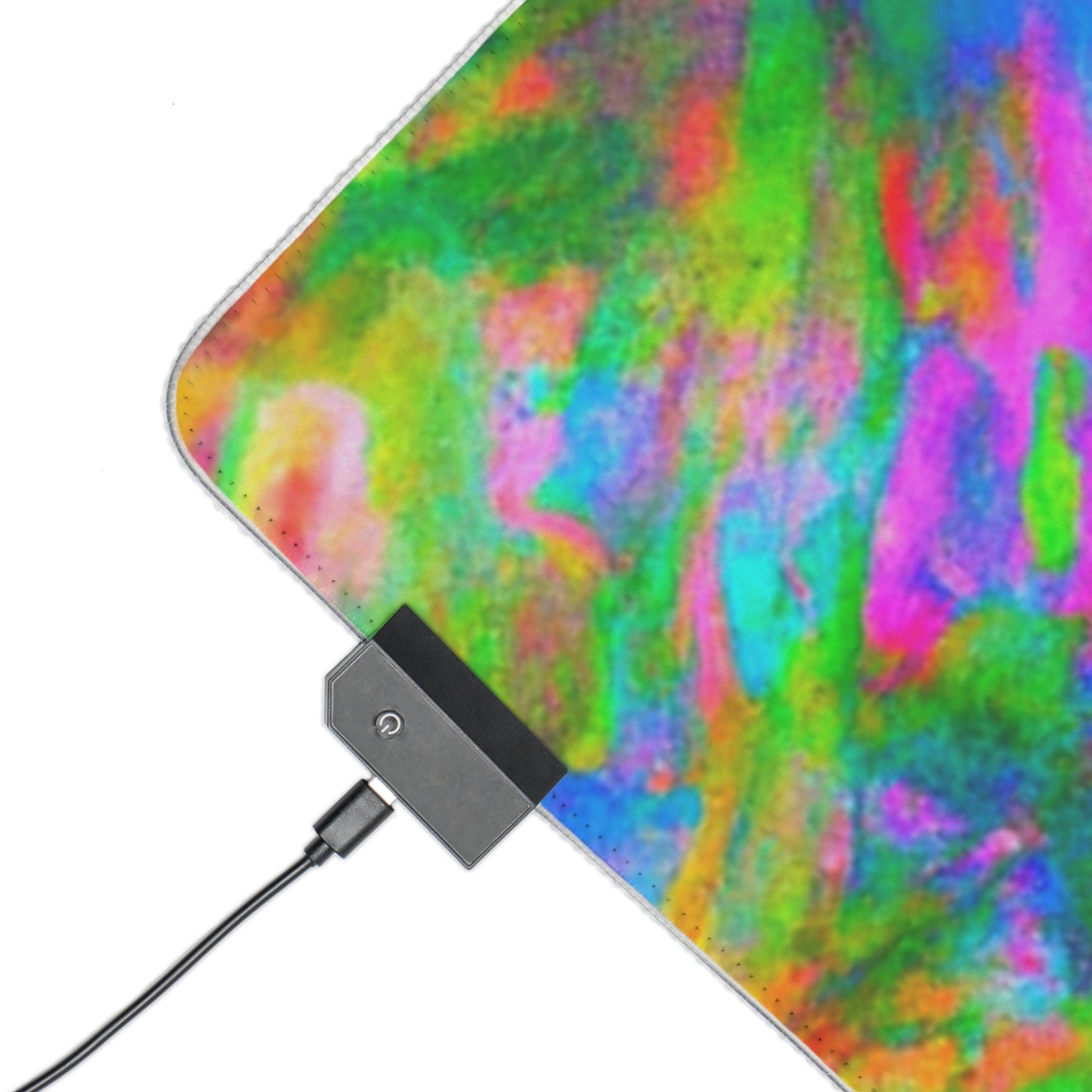Rusty Robotboy. - Psychedelic Trippy LED Light Up Gaming Mouse Pad