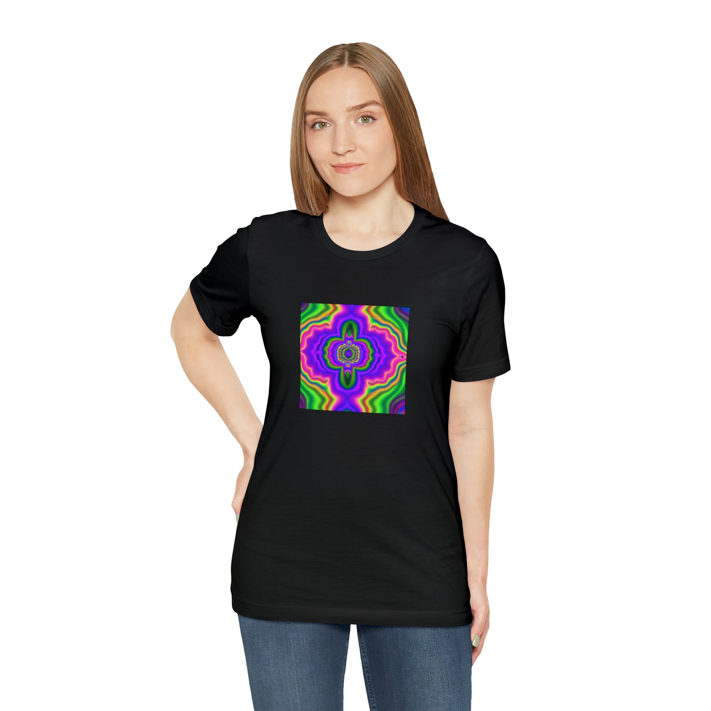 Dottie DuPont - - Psychedelic Trippy Pattern Tee Shirt