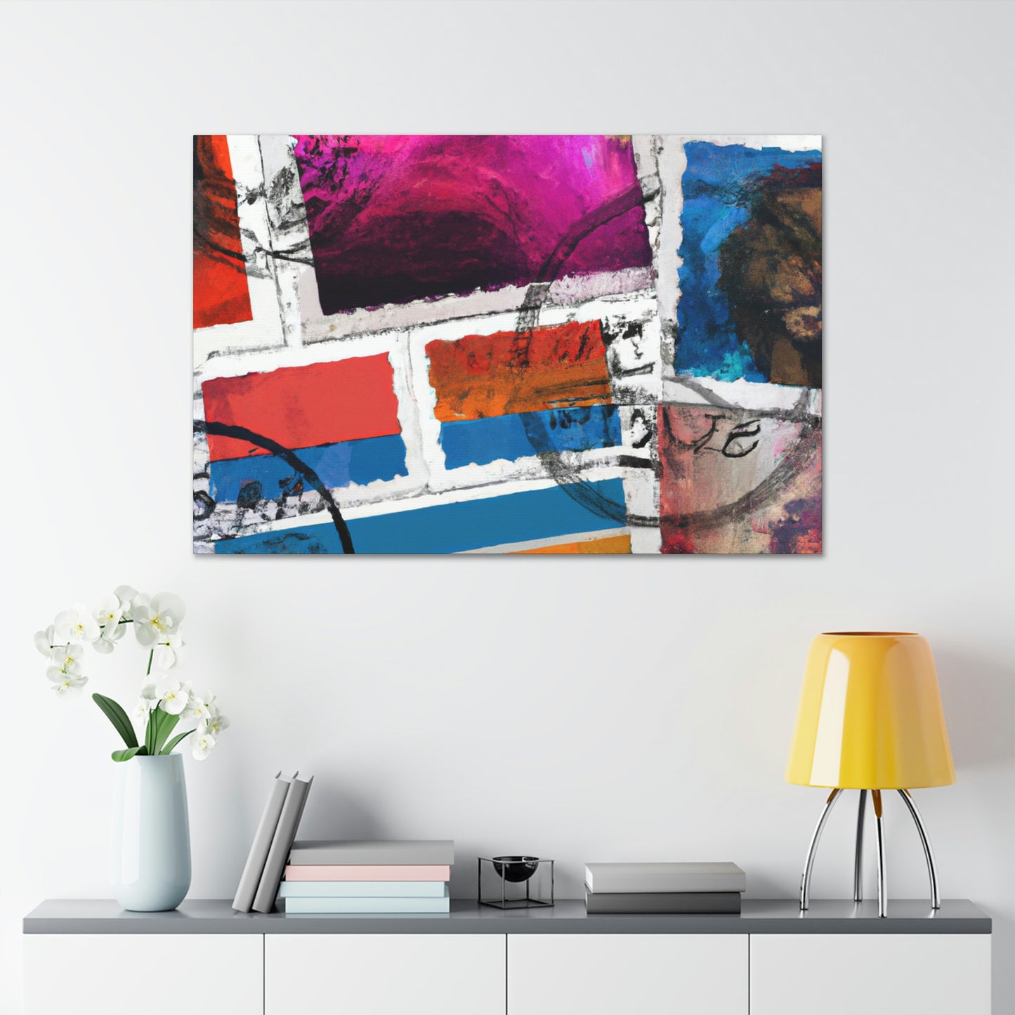 Worldly Wonders Stamp Collection - Canvas