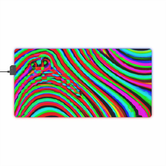 Rayburn "Rockabilly" Rumble - Psychedelic Trippy LED Light Up Gaming Mouse Pad