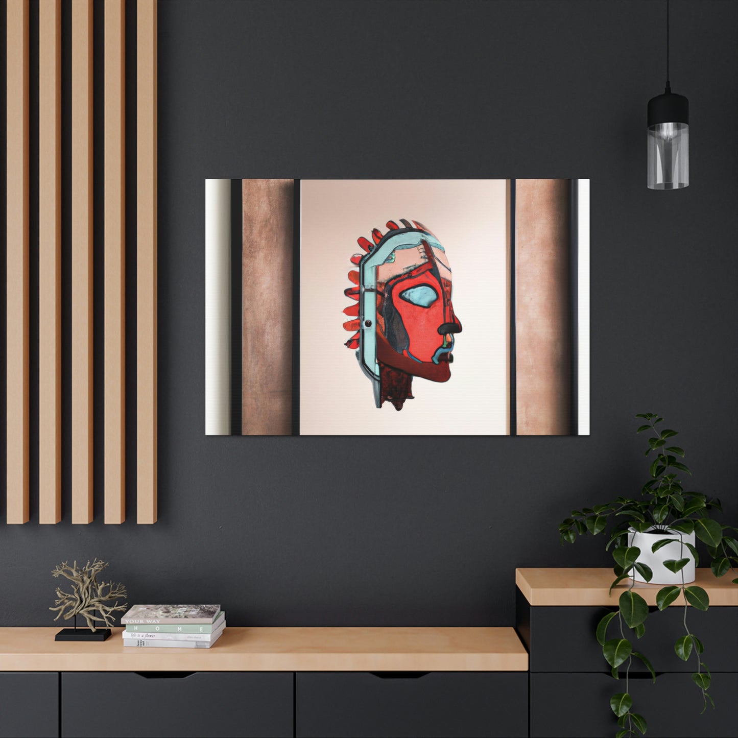 Gokdyahe Heequa (Strong Elk) - Native American Indian Canvas Wall Art