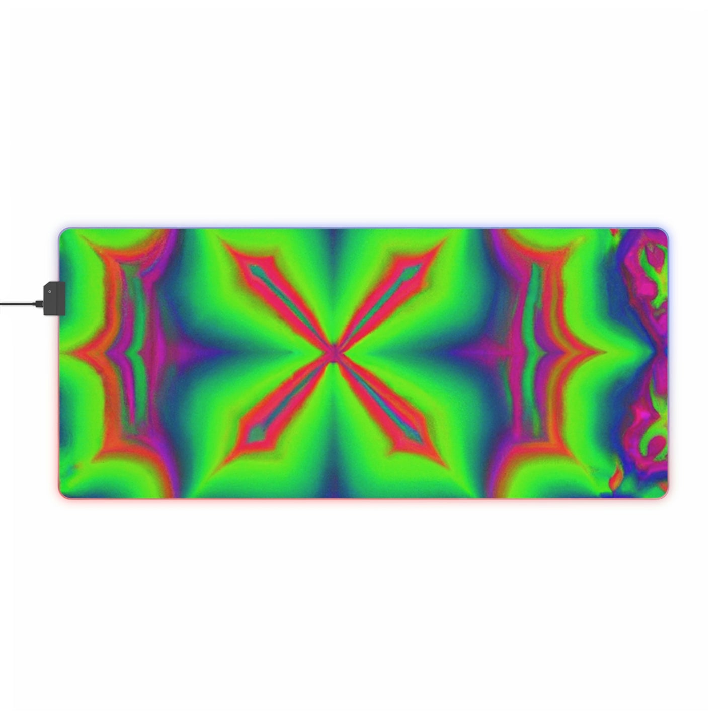 Rock 'n' Rolla Perry - Psychedelic Trippy LED Light Up Gaming Mouse Pad