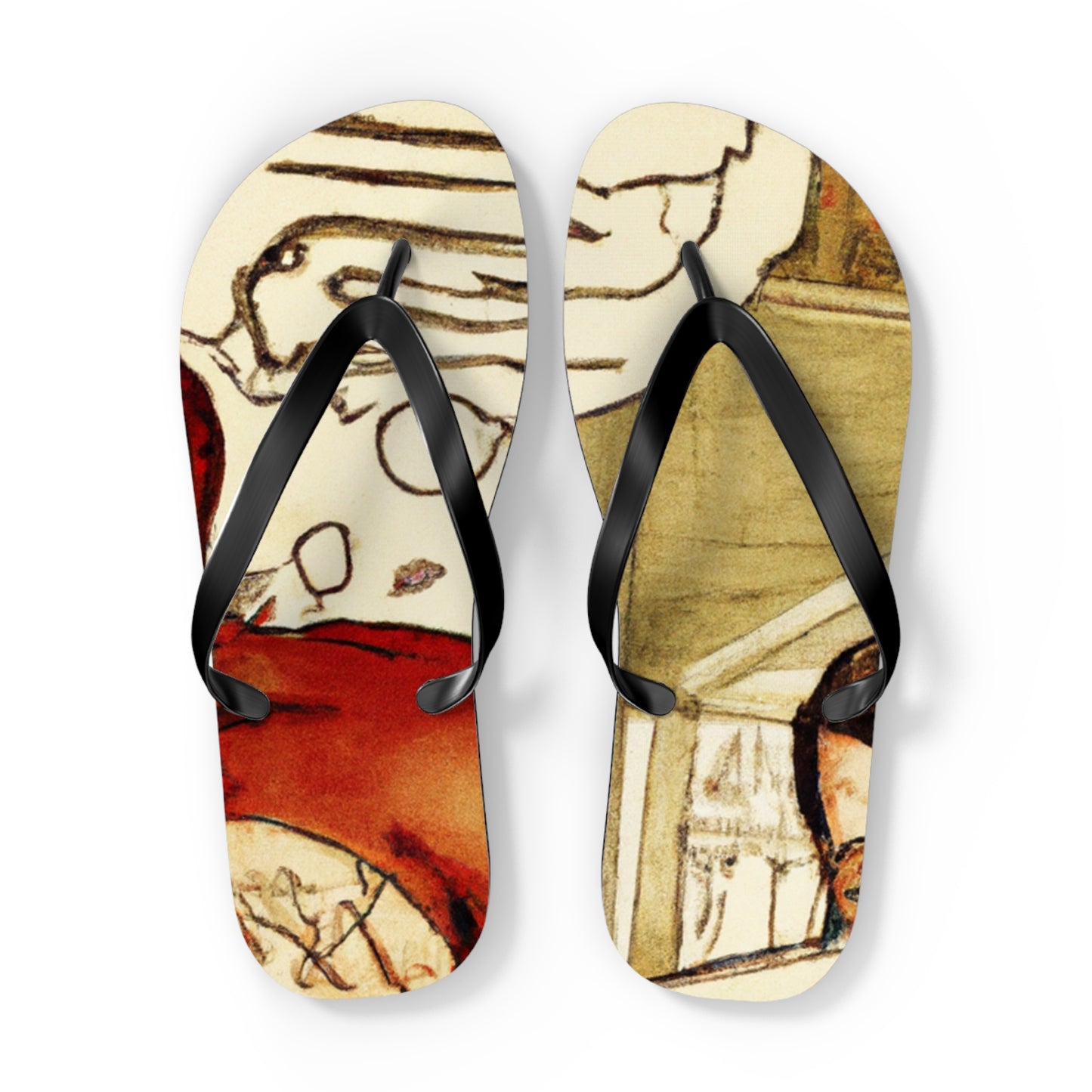 Captain Cometic - Comics Collector Flip Flop Beach Sandals