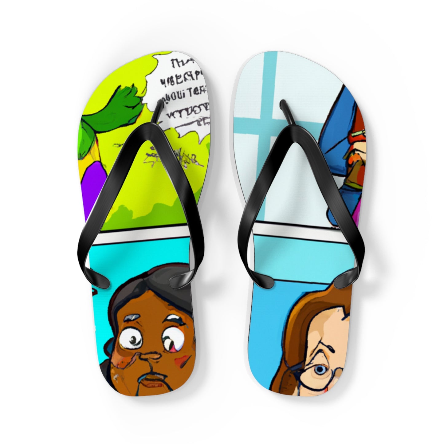 Cosmic Wonder - Comics Collector Flip Flop Beach Sandals