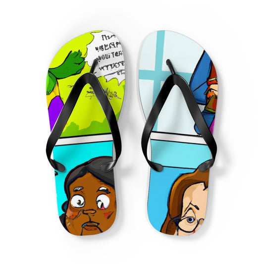 Cosmic Wonder - Comics Collector Flip Flop Beach Sandals