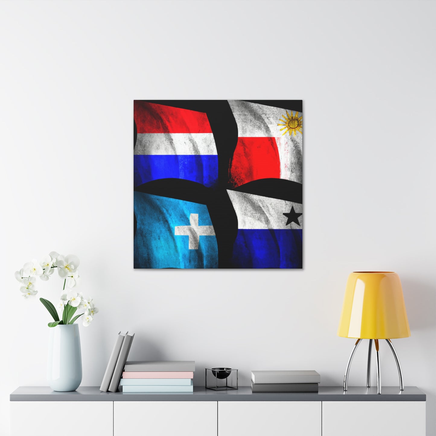 Charlotte Bisset, Flag Designer - Flags Of The World Canvas Wall Art