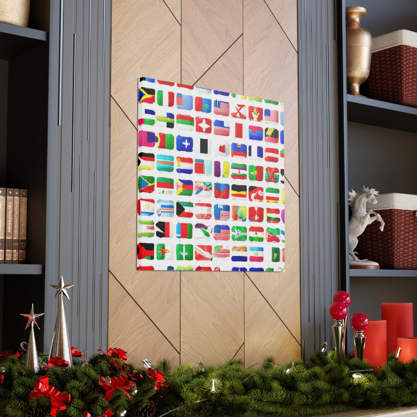 Fanny Klingenstein - Flags Of The World Canvas Wall Art