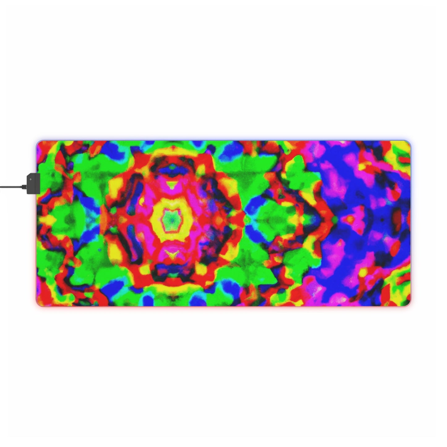 Jimmy "Spinmaster" Lewis - Psychedelic Trippy LED Light Up Gaming Mouse Pad