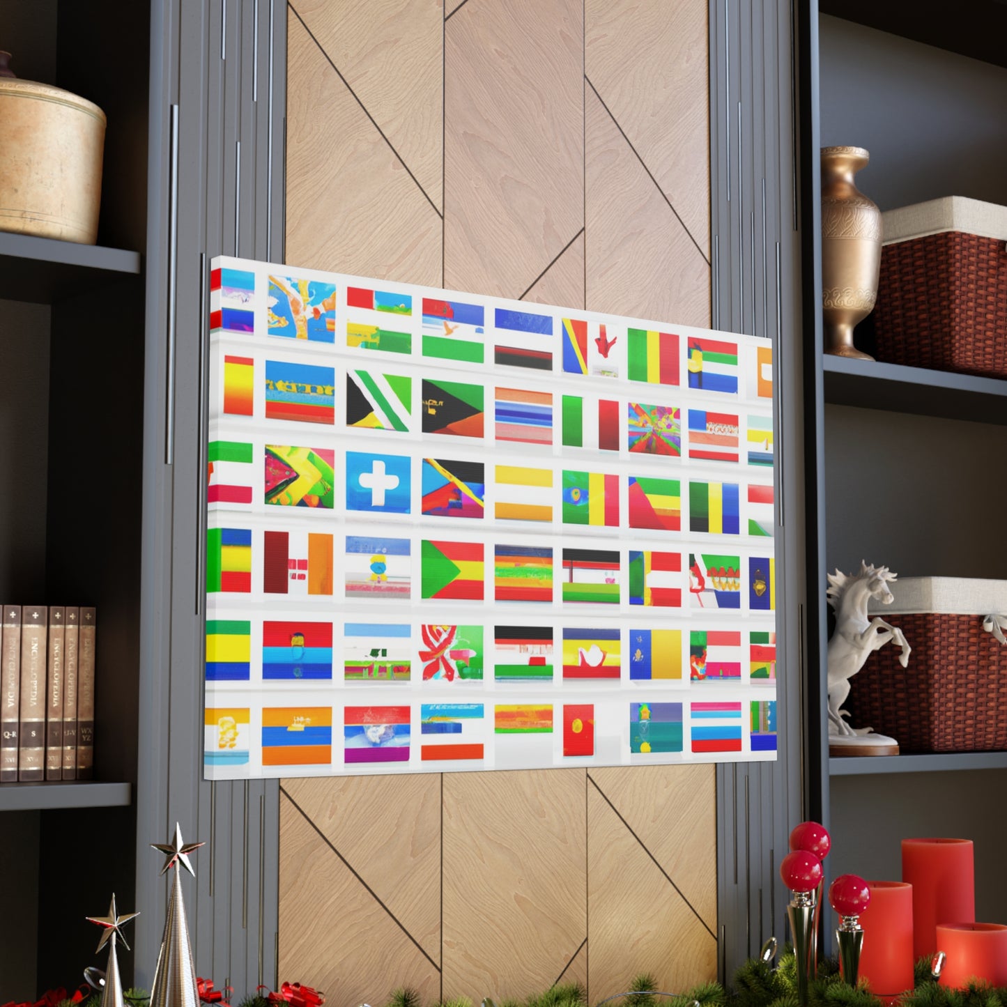 Harriet Lane Stewart (1818–1885) - Flags Of The World Canvas Wall Art