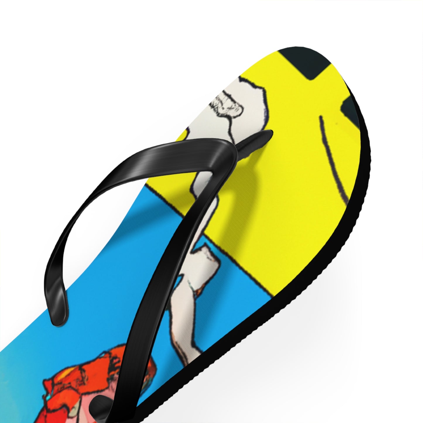 Super Bolt Lightning - Comics Collector Flip Flop Beach Sandals