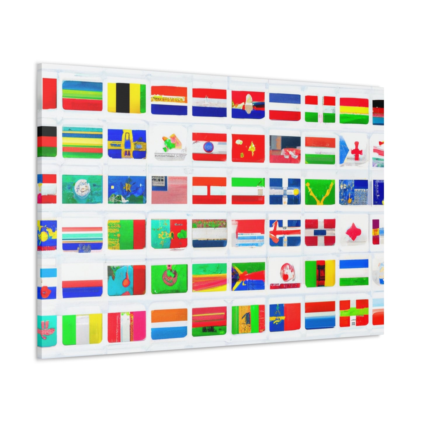 William Carson Reynolds - Flags Of The World Canvas Wall Art