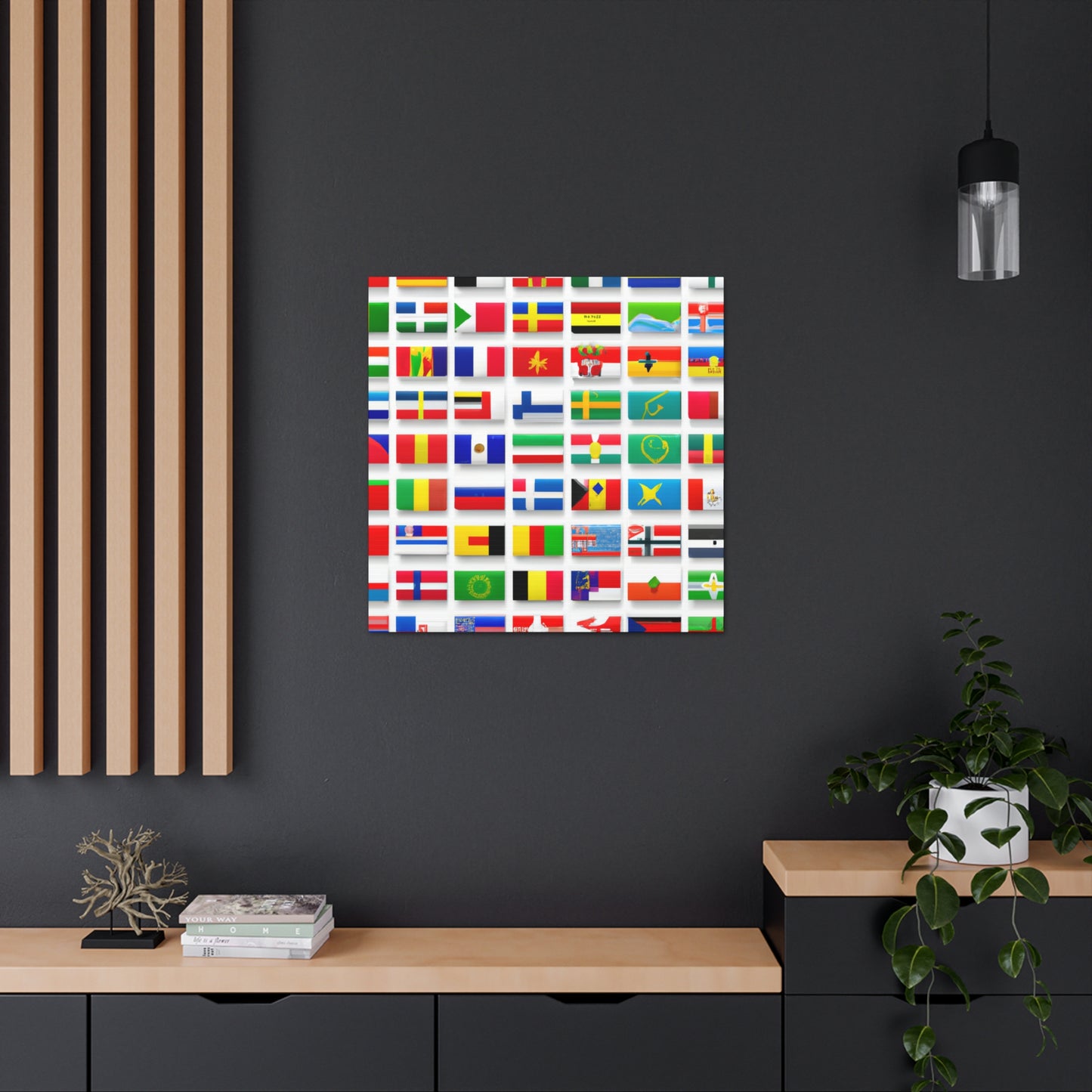 's name

John Bellamy Wilson - Flags Of The World Canvas Wall Art