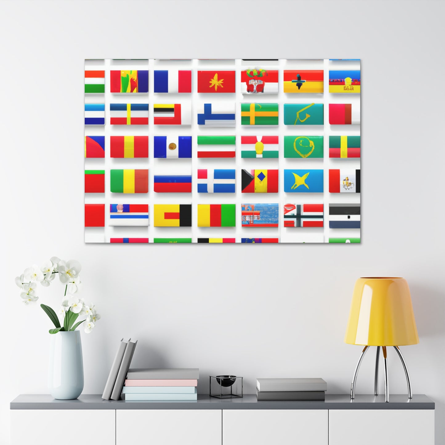 's name

John Bellamy Wilson - Flags Of The World Canvas Wall Art