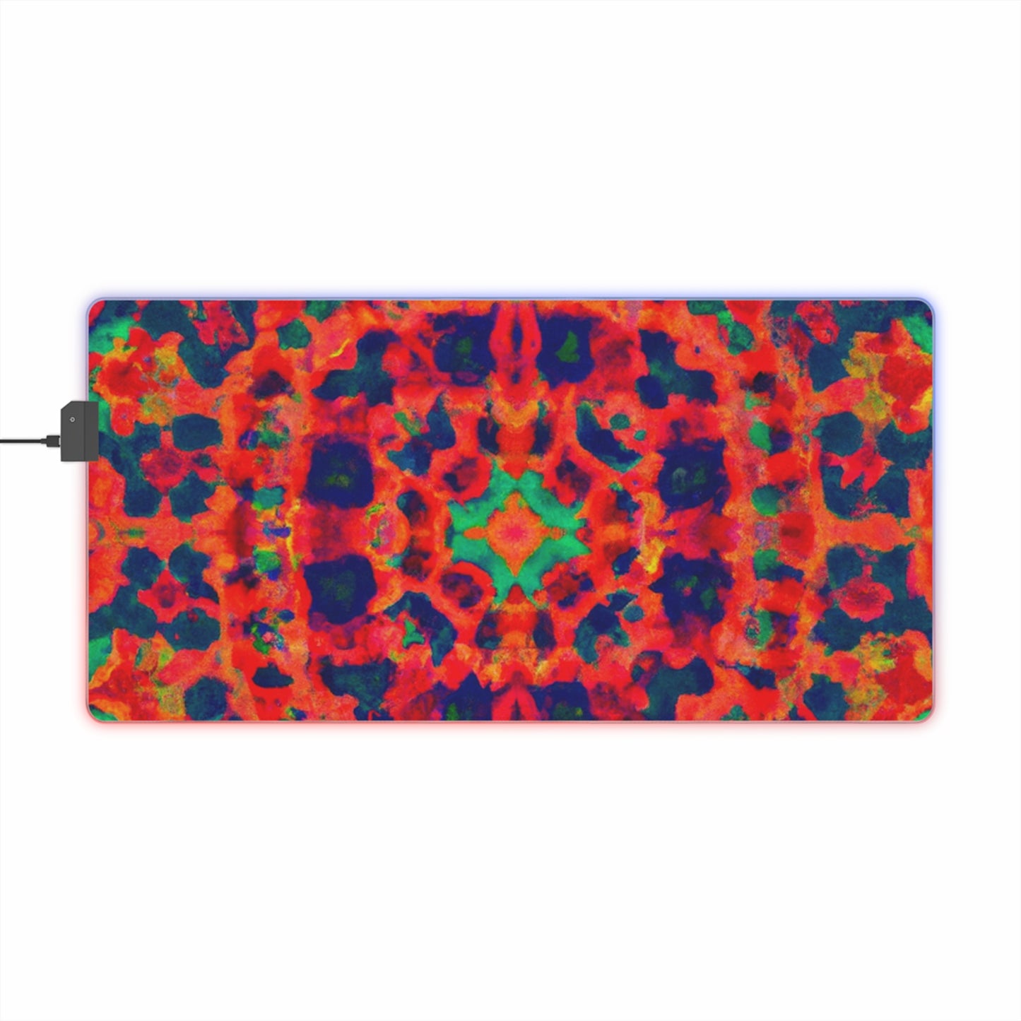 Rockin' Roy Robusto - Psychedelic Trippy LED Light Up Gaming Mouse Pad