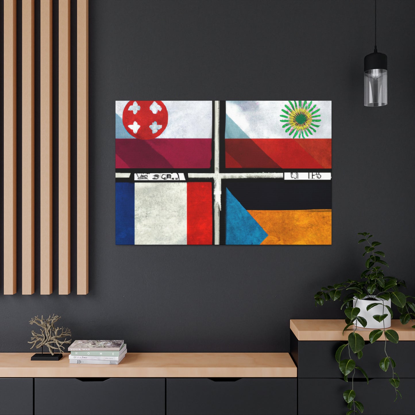 Charlotte Carey, Flag Maker of the 1800s. - Flags Of The World Canvas Wall Art