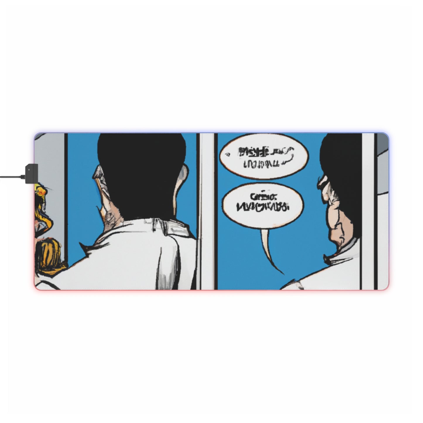 Lieutenant Commander J.J. "Jet-Pack" Johnson - Comic Book Collector LED Light Up Gaming Mouse Pad