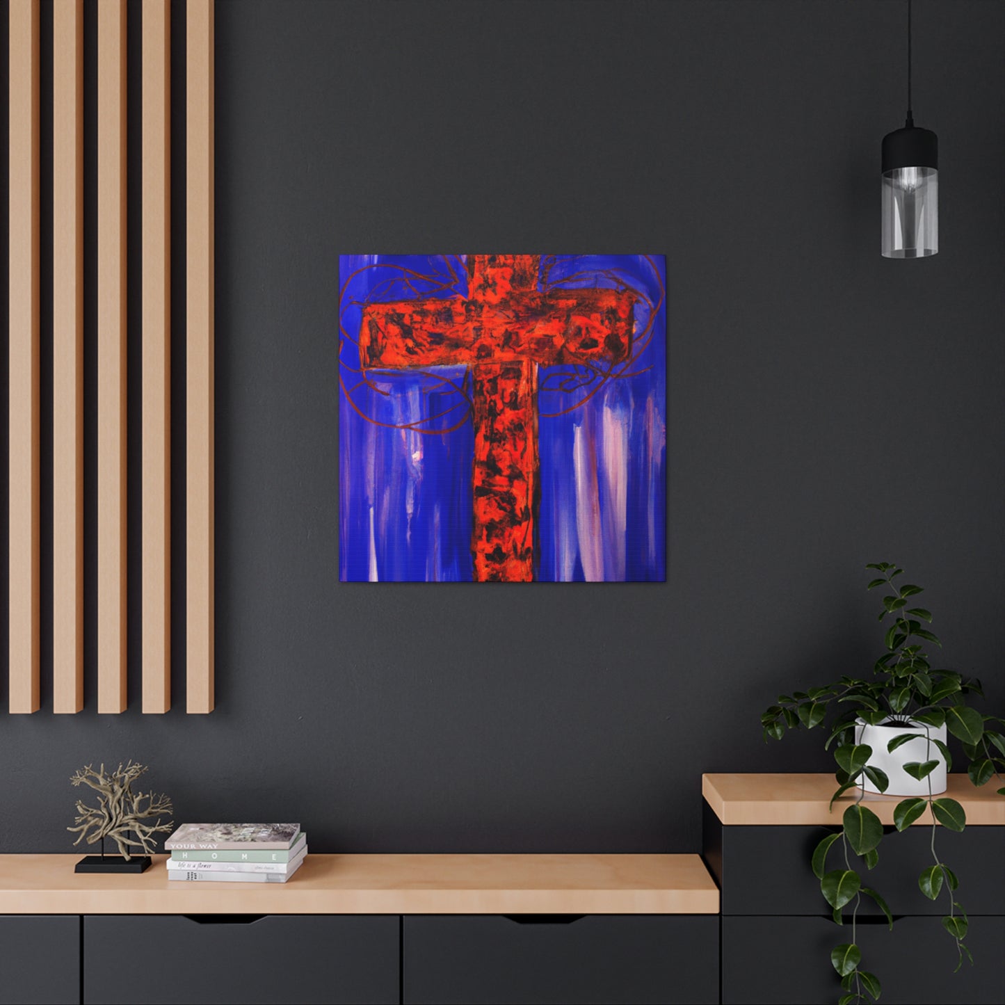 Hebrews 11:1  "Now faith is the substance of things hoped for, the evidence of things not seen." - Canvas Wall Art