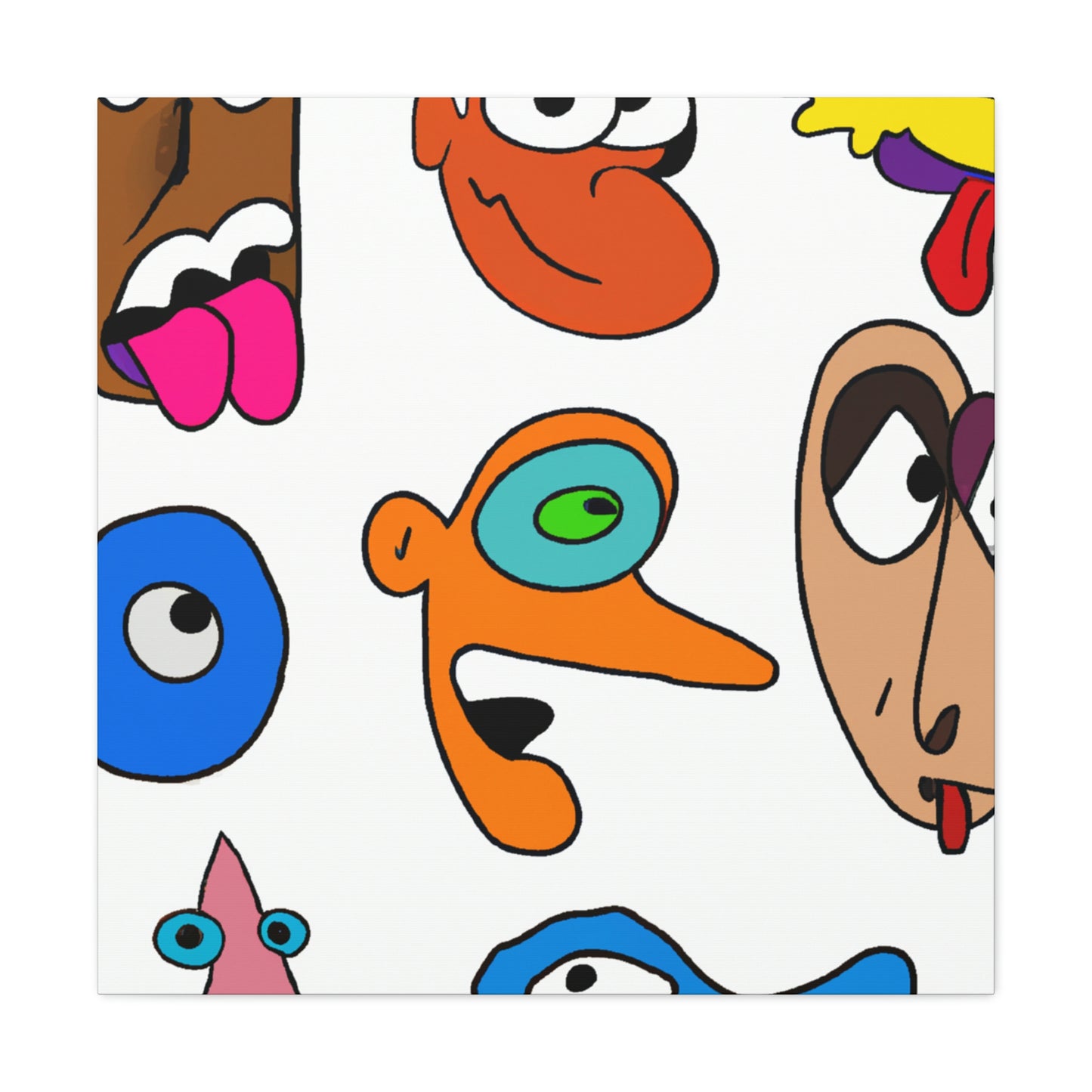 Caroline LeFevre - Cartoon Collector Canvas Wall Art