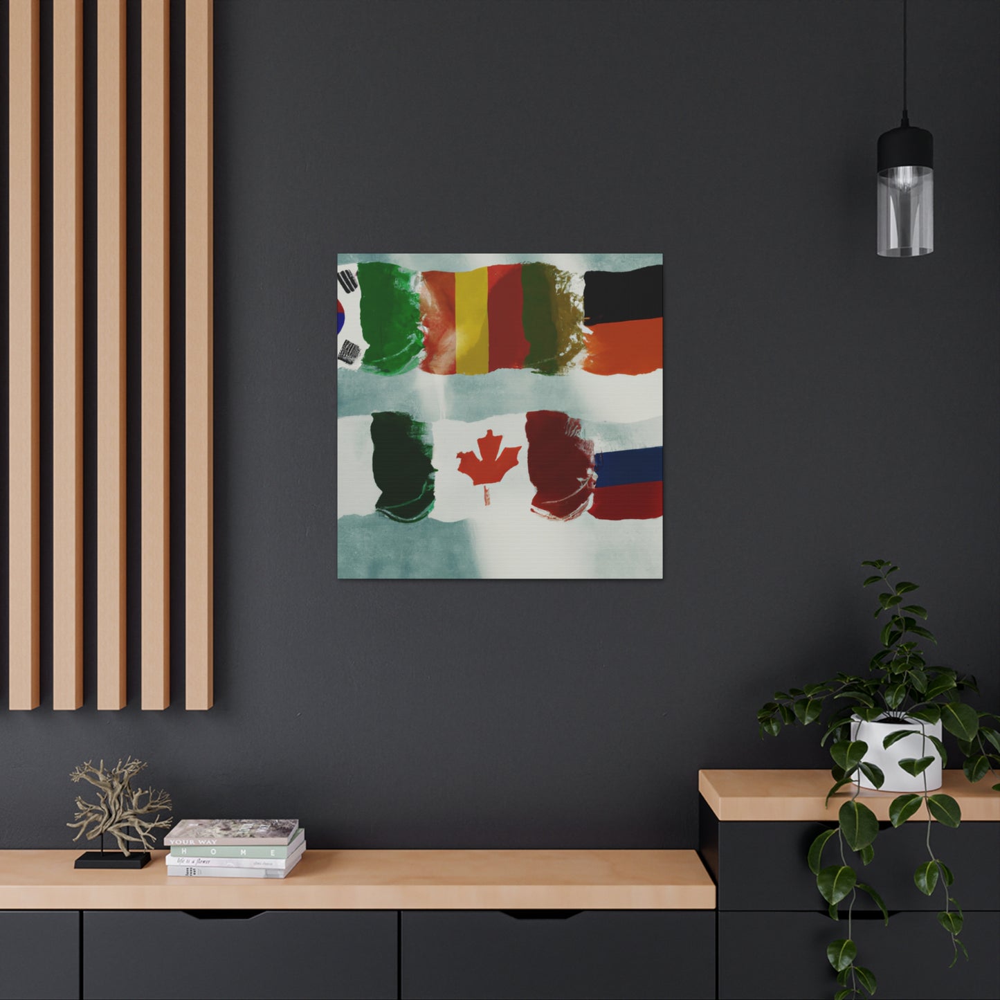 Emilie Banning-Gray - Flags Of The World Canvas Wall Art