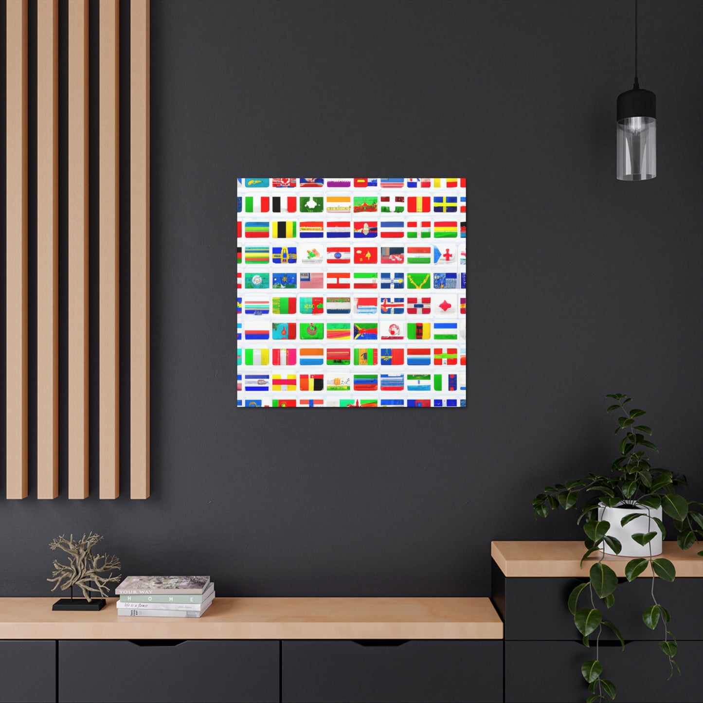 William Carson Reynolds - Flags Of The World Canvas Wall Art