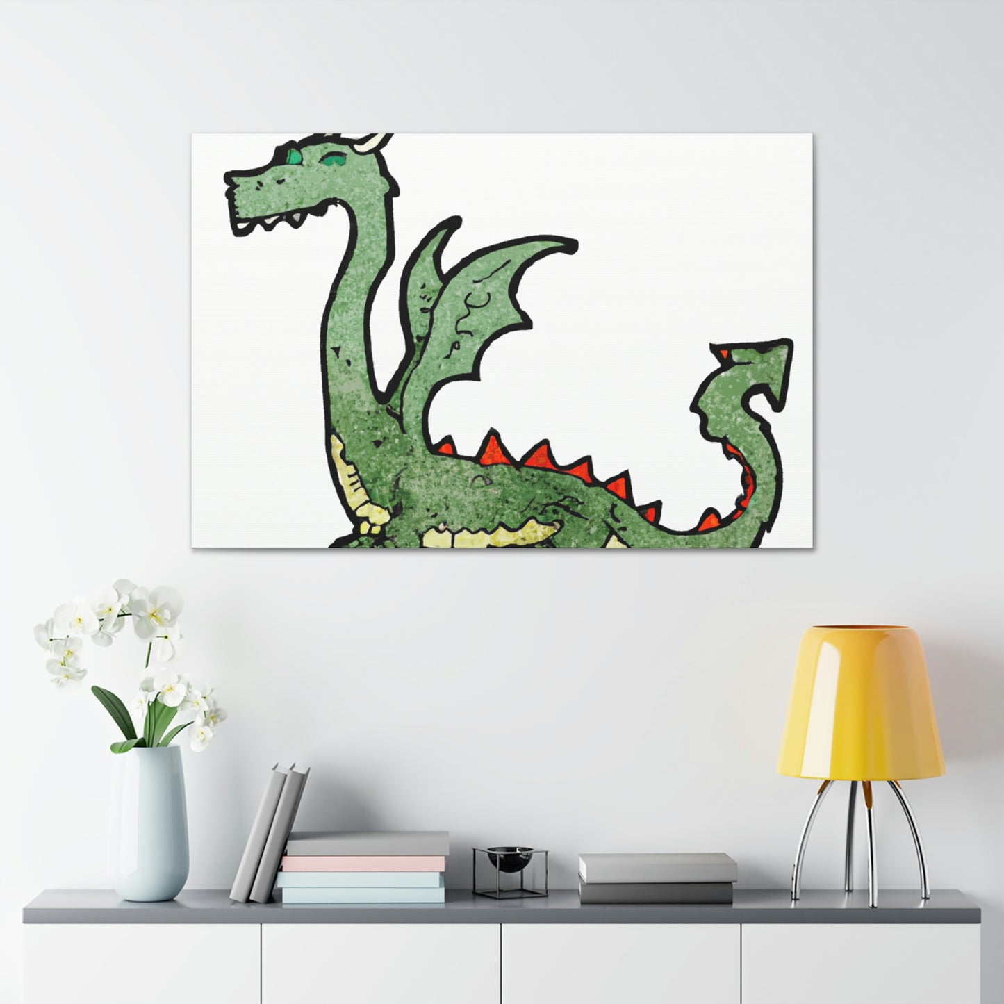 .

Sir William the Dragonbane - Dragon Collector Canvas Wall Art