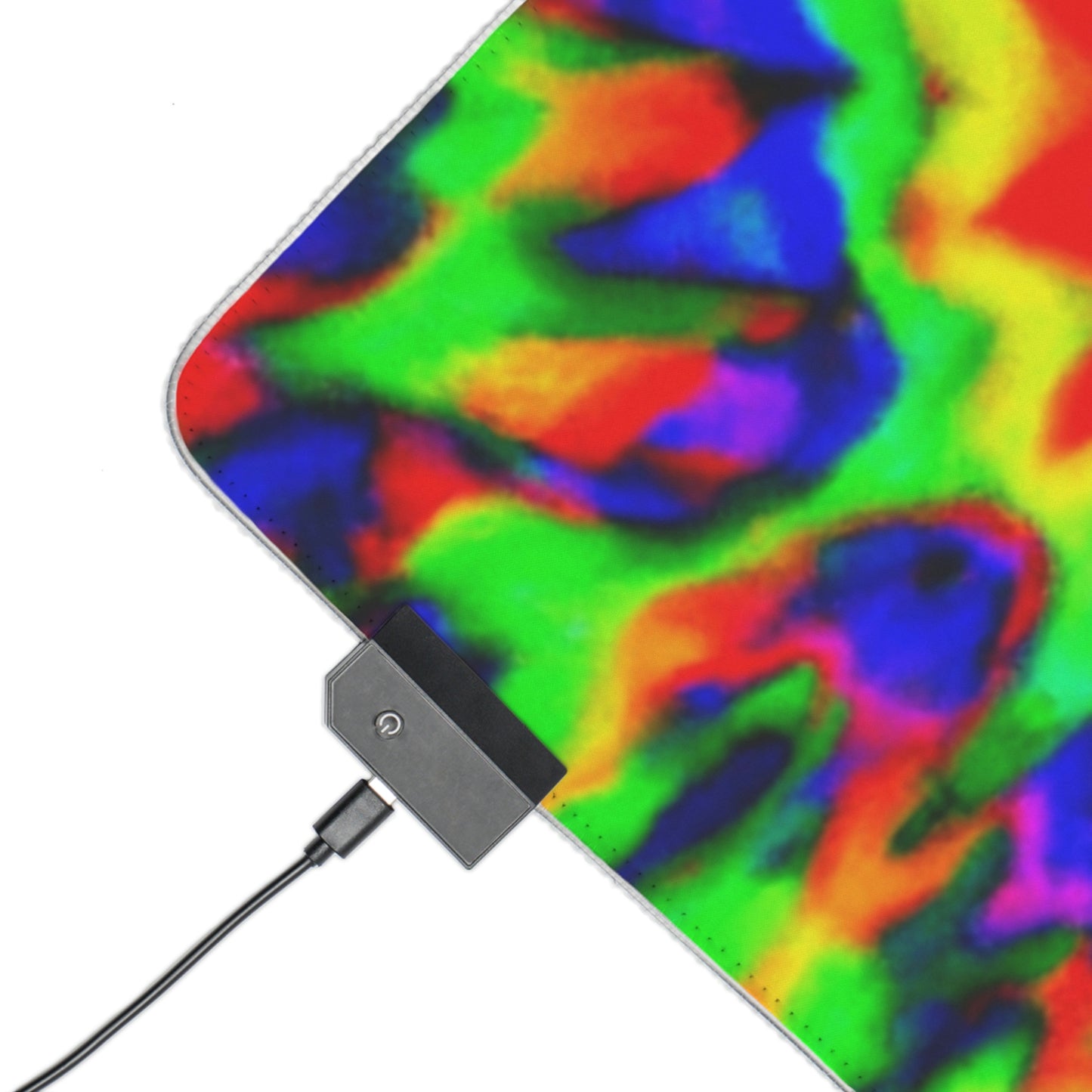 Edison Posyman - Psychedelic Trippy LED Light Up Gaming Mouse Pad