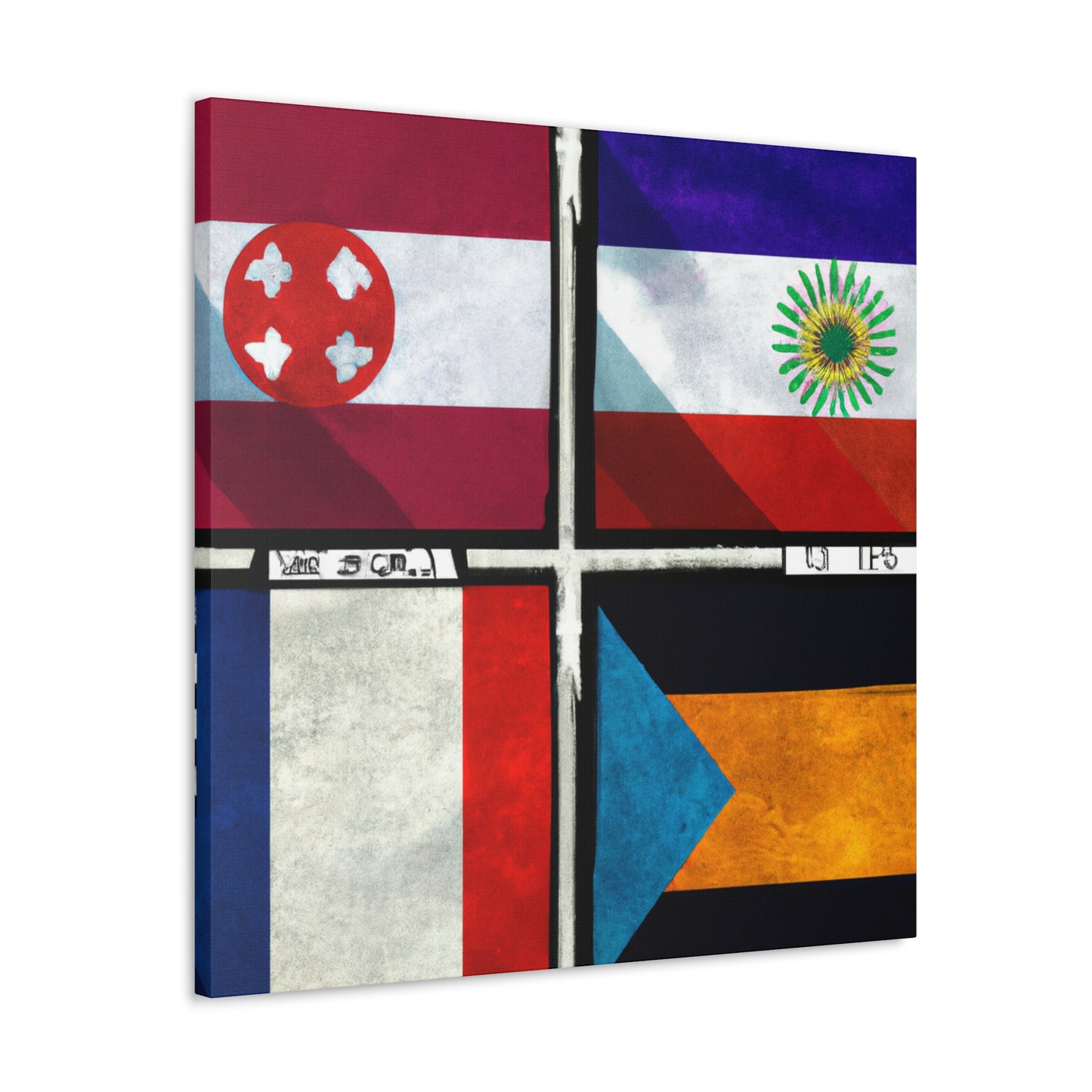 Charlotte Carey, Flag Maker of the 1800s. - Flags Of The World Canvas Wall Art