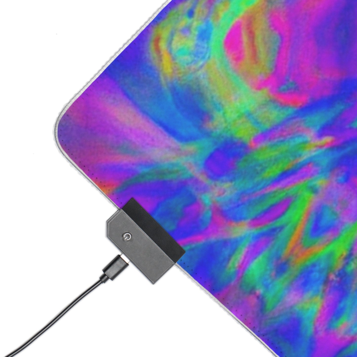 Johnny Rocketman - Psychedelic Trippy LED Light Up Gaming Mouse Pad