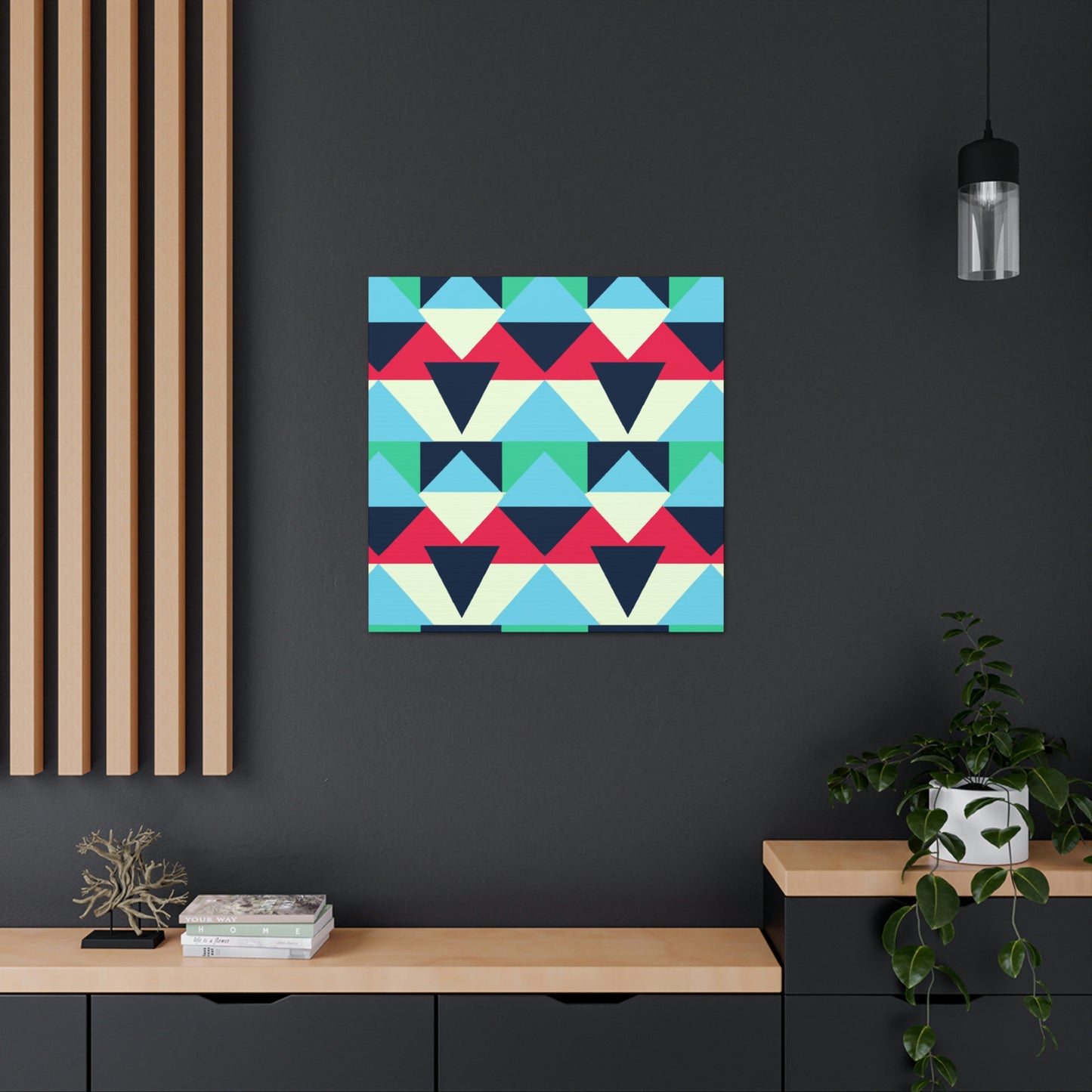 Edwinna Darwin - Geometric Canvas Wall Art