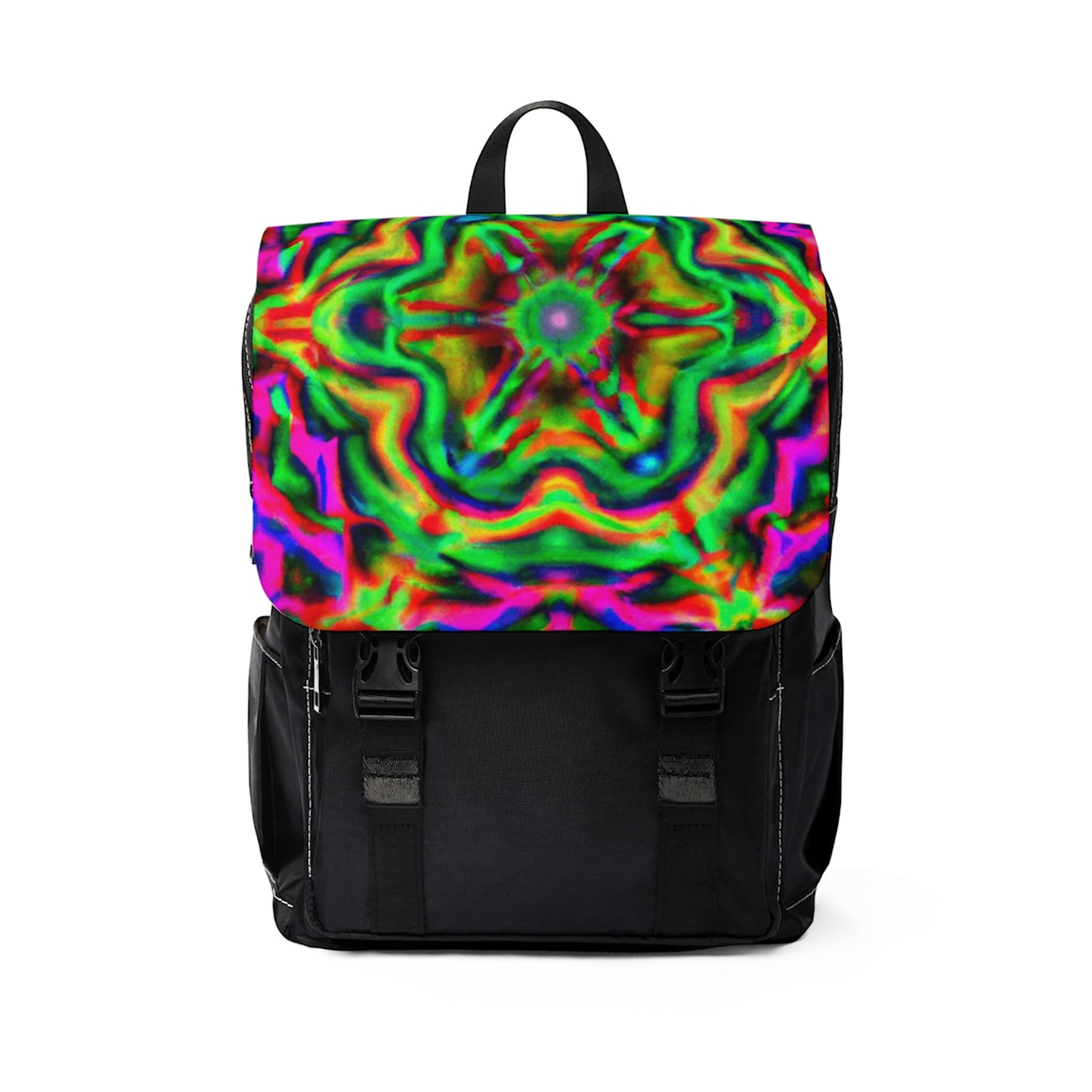 Janine designs - Psychedelic Shoulder Travel Backpack Bag
