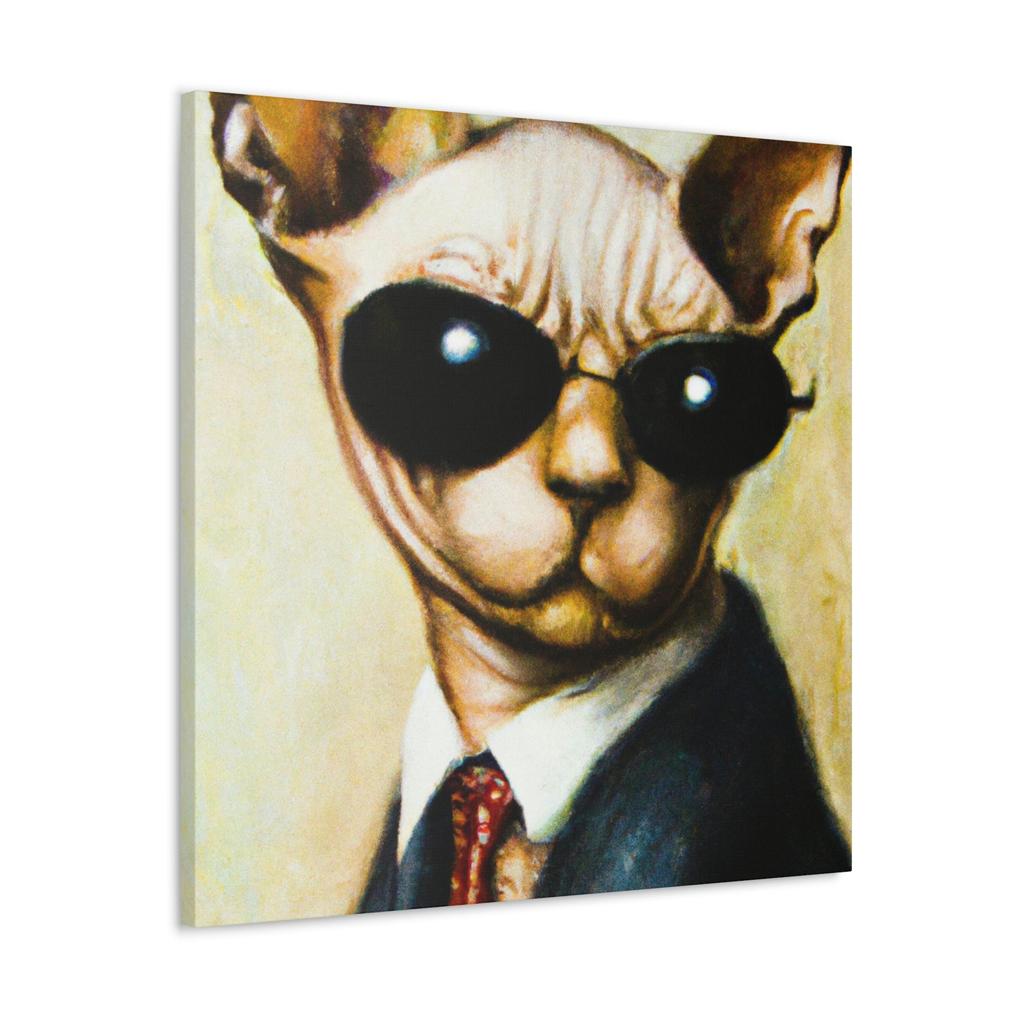 Sparky Snoozy - Cat Lovers Canvas Wall Art