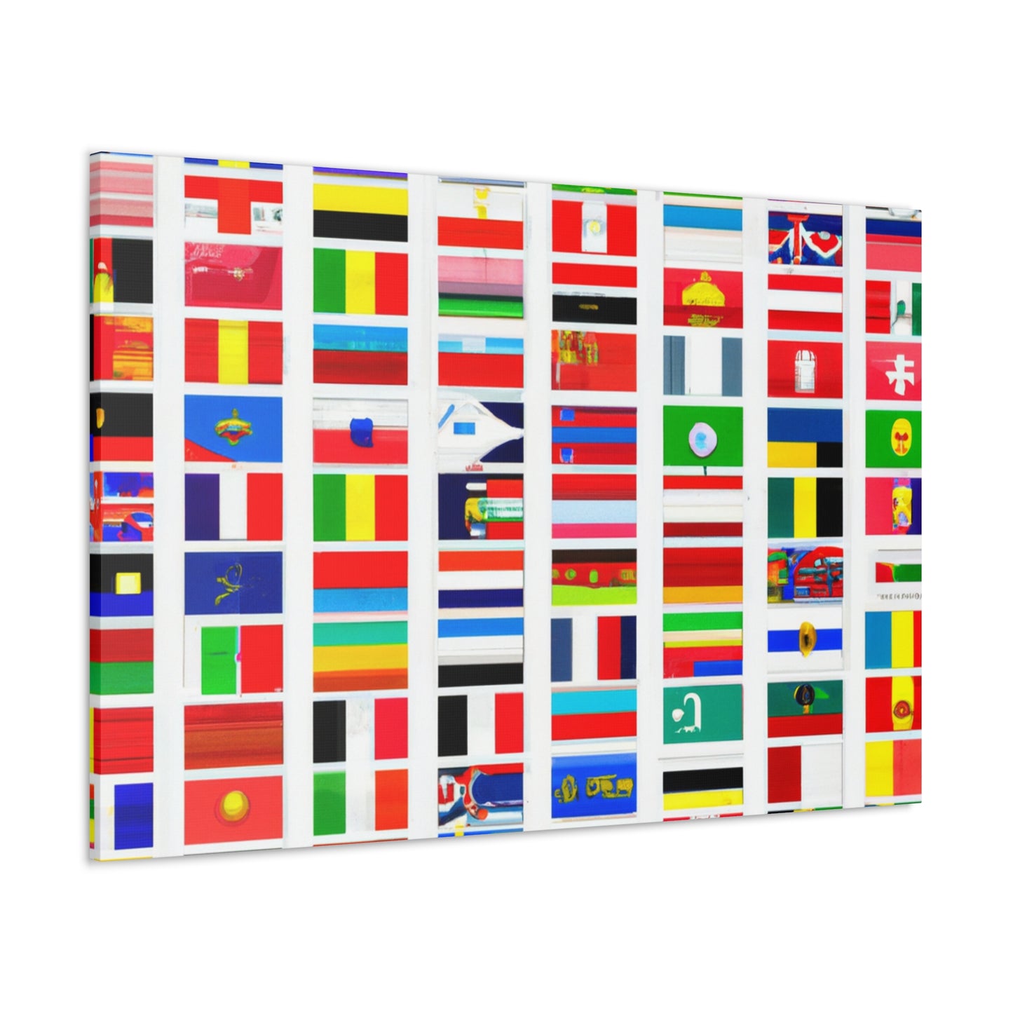 John Gable, Flag Designer - Flags Of The World Canvas Wall Art