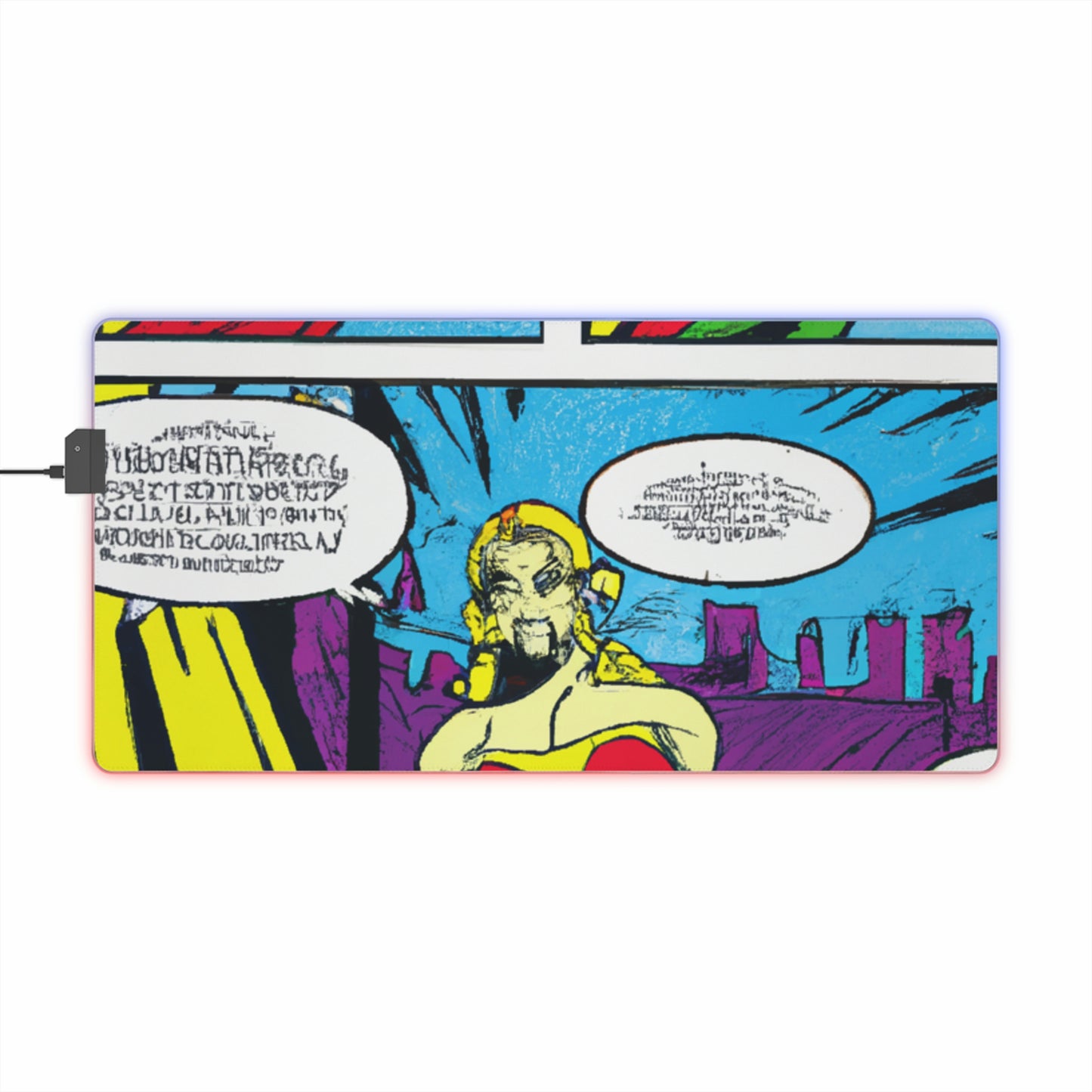 Mortimer Rocketfoot - Comic Book Collector LED Light Up Gaming Mouse Pad