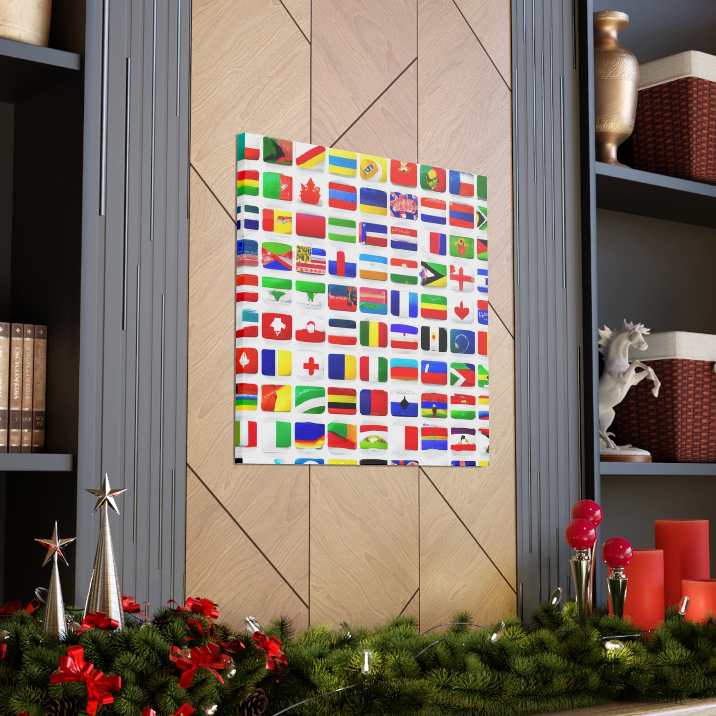 James Armistead Marshall - Flags Of The World Canvas Wall Art