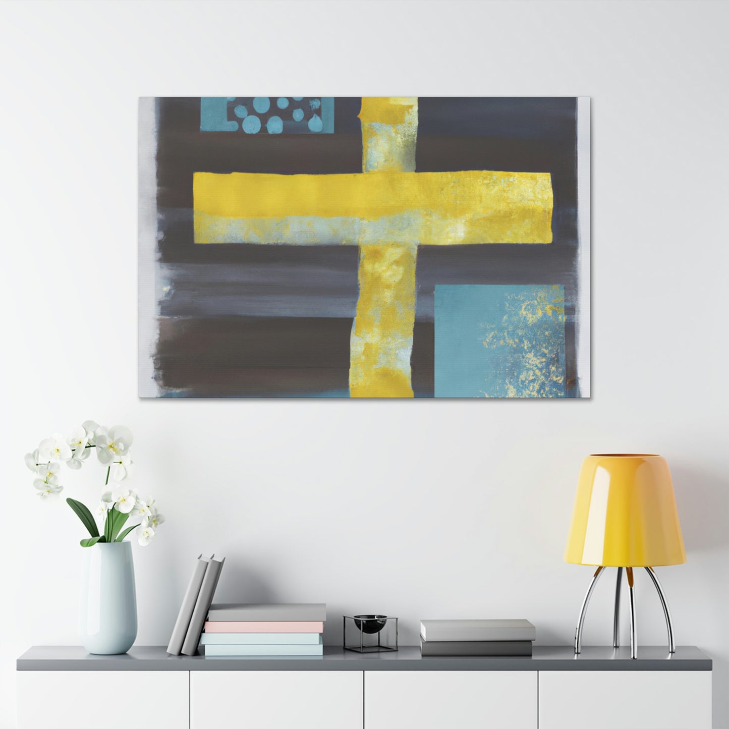 .

Philippians 2:3 
"Do nothing out of selfish ambition or vain conceit. Rather, in humility value others above yourselves." - Canvas Wall Art