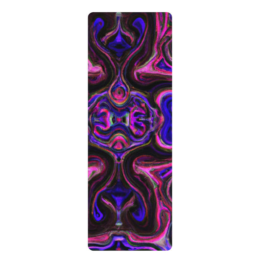 Miles Fairfield - Psychedelic Yoga Exercise Workout Mat - 24″ x 68"