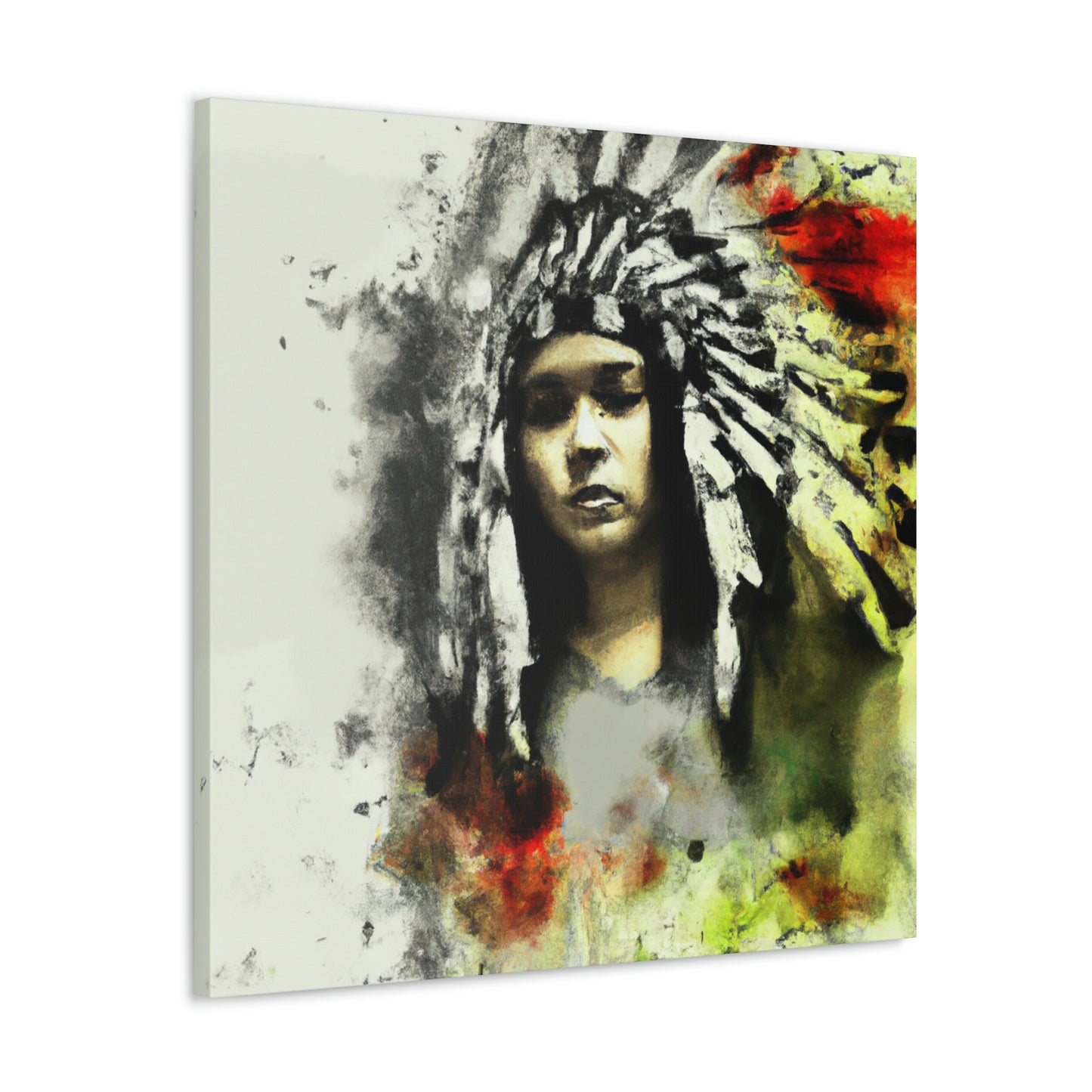 Chief Tashunka Witko (Crazy Horse) - Canvas