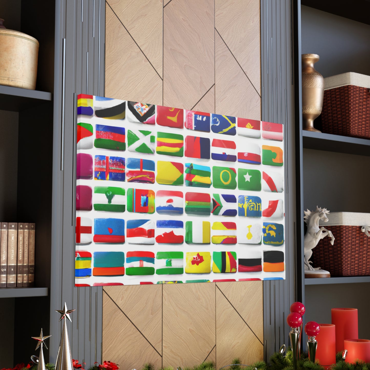 Lily Pickford - Flags Of The World Canvas Wall Art