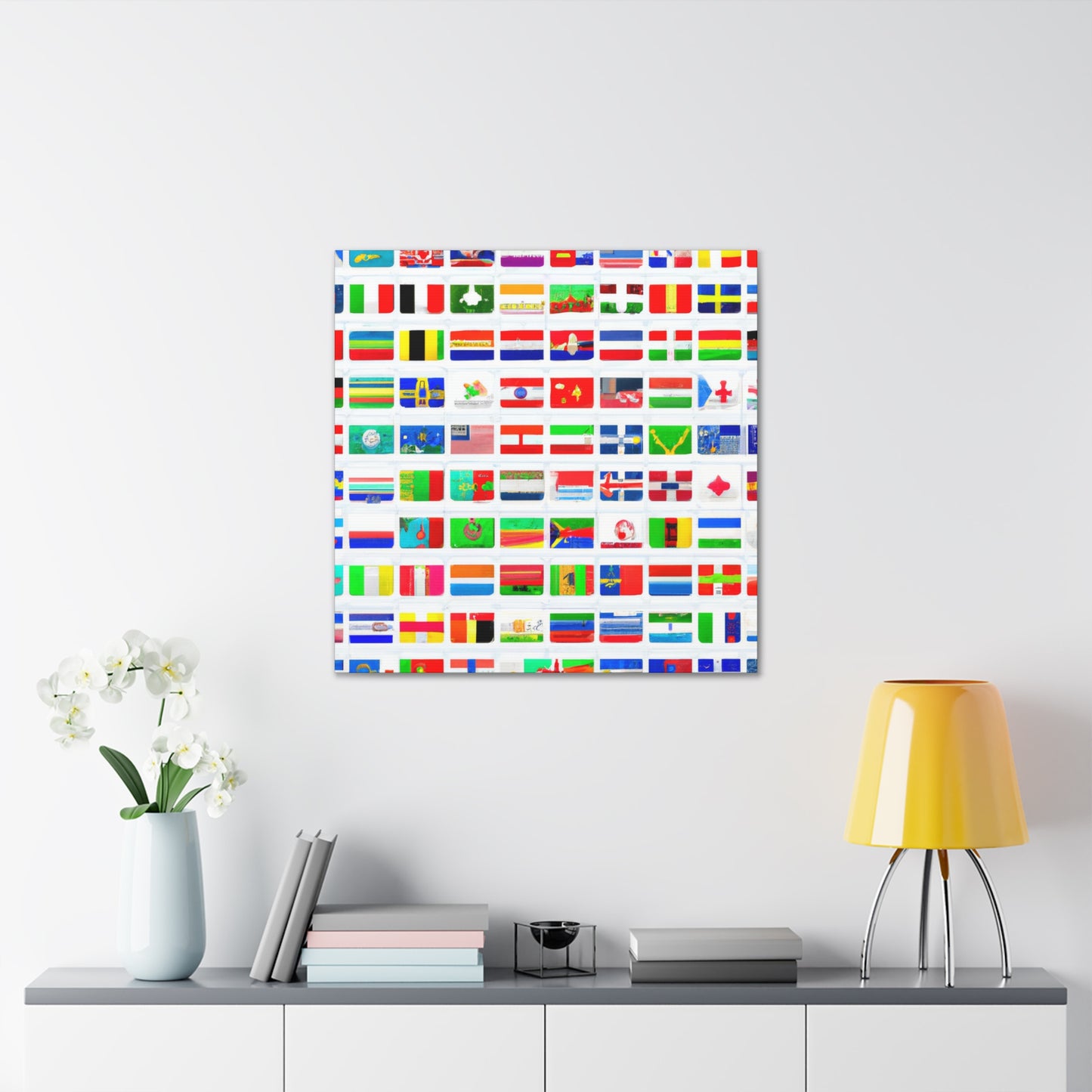 William Carson Reynolds - Flags Of The World Canvas Wall Art