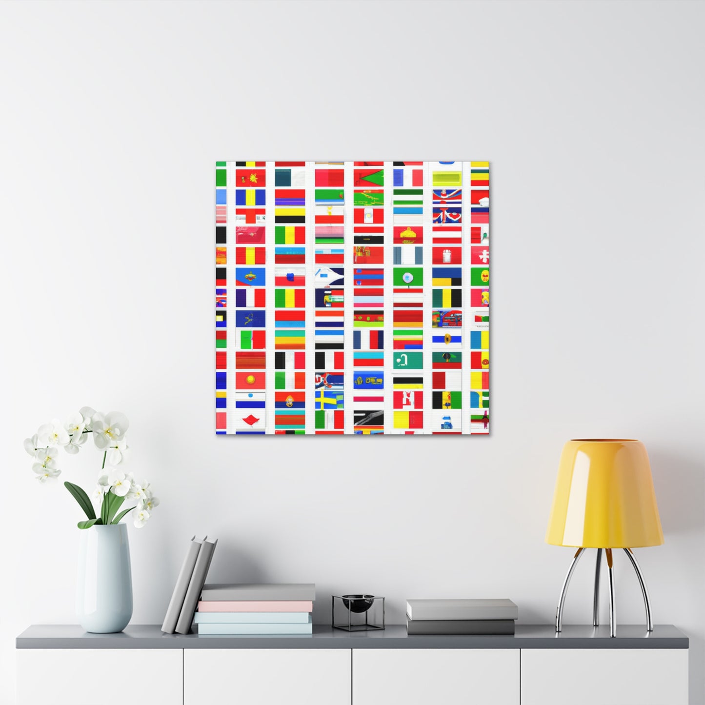 John Gable, Flag Designer - Flags Of The World Canvas Wall Art