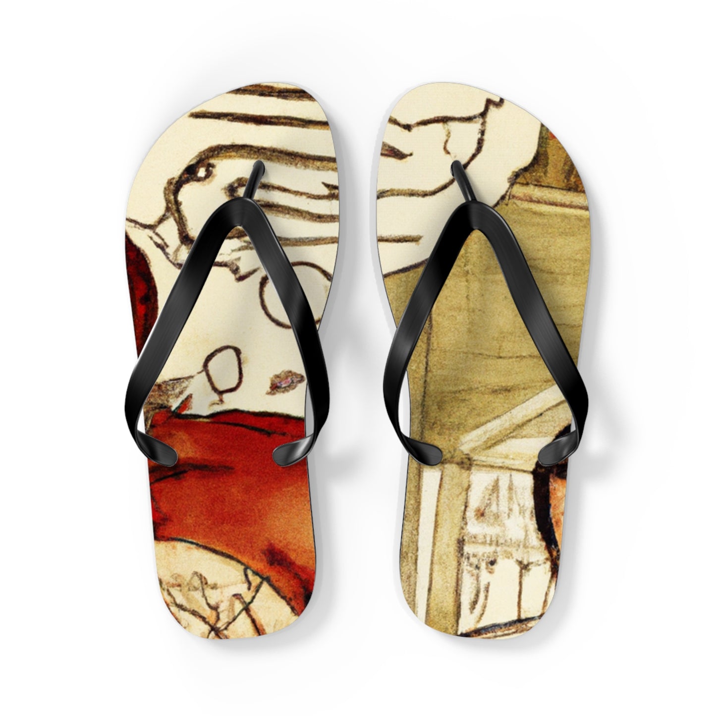 Captain Cometic - Comics Collector Flip Flop Beach Sandals